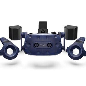 Blue VR Headset and Controllers